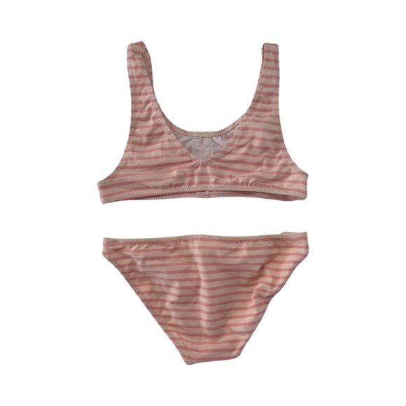 PACIFIC RAINBOW - BIKINI - STRIPE - LIGHT /DARK PINK - 6Y - NEW NO TAG - Picture 3 of 4